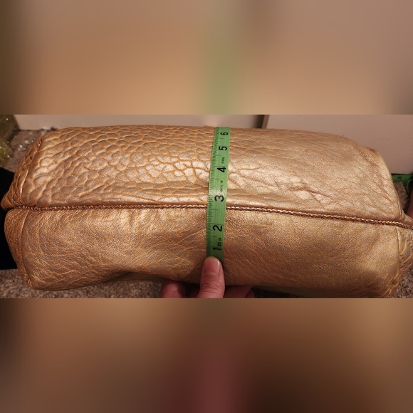 Vintage 100% Authentic Fendi Gold Holographic Textured Nappa Leather Spy Bag - Picture 10 of 16